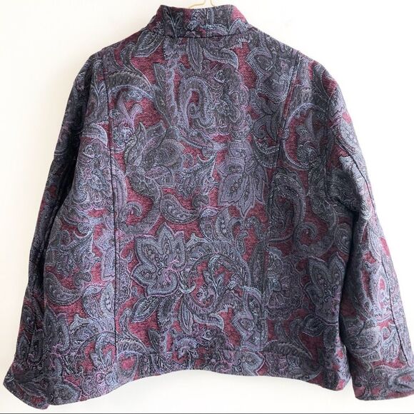 Coldwater Creek Tapestry Blazer Jacket - Picture 4 of 5